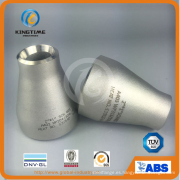 ASME B16.9 acero inoxidable inconsútil reductor concéntrico para envío (KT0209)